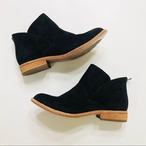 KORK-EASE Black Ryder Suede Leather Ankle Boots • 6.5